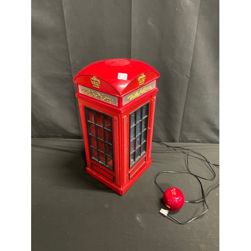 27 - Vintage Telephone Box with working telephone