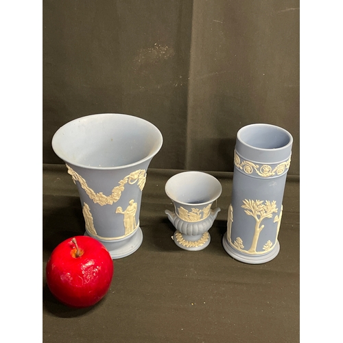 31 - 3 pcs of Vintage Wedgwood Jasperwear