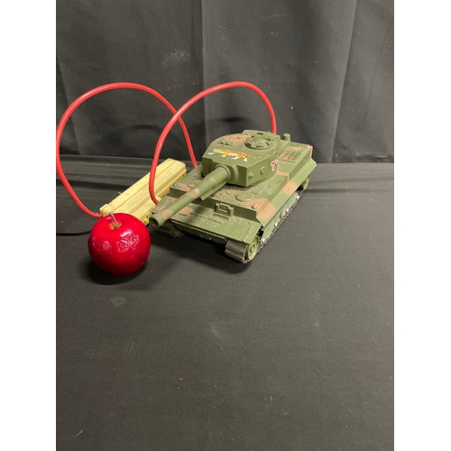 45 - 1980’s vintage remote control Tiger Tank