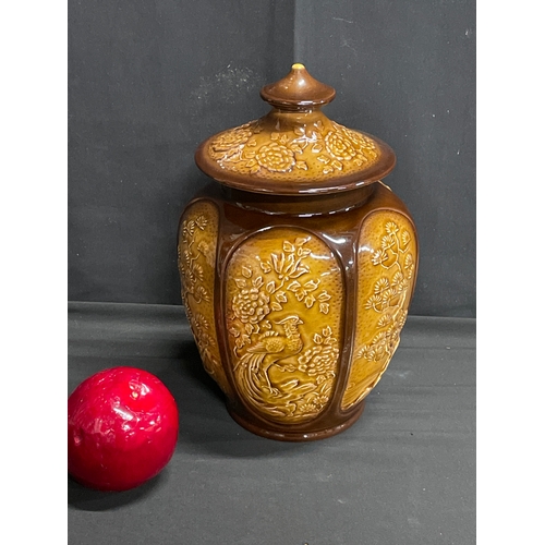 48 - Sylvac ceramic jar in oriental style