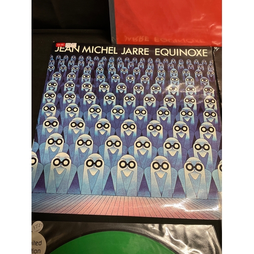 80 - Selection of vinyl dance, inc Jean Michelle jarre, Alex K club mix & others