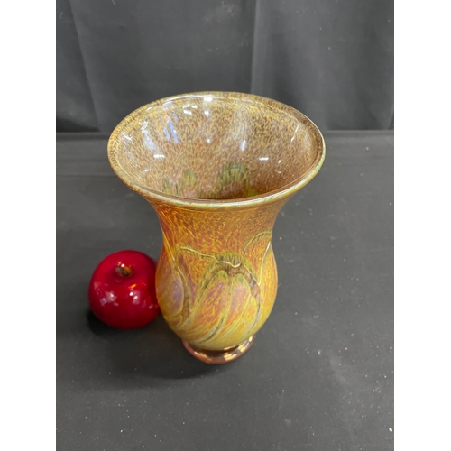 88 - Decorative lustre art glass vase