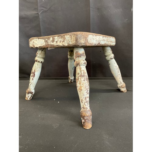 94 - Antique Pine Miking Stool