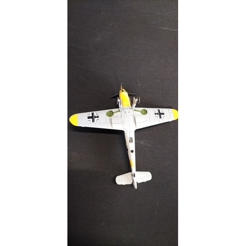 95 - Die cast 1:72 scale model of a 1942 German Messerschmitt Bf 109F-4