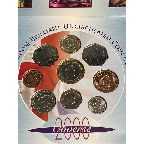 129 - 2000 Millennium uncirculated coin collection