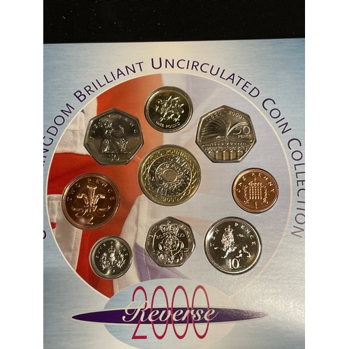 129 - 2000 Millennium uncirculated coin collection