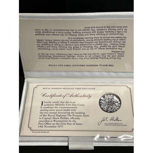 131 - The Royal Wedding Medallic First Day cover LTD edition presentation pack includes Silver proof coin ... 