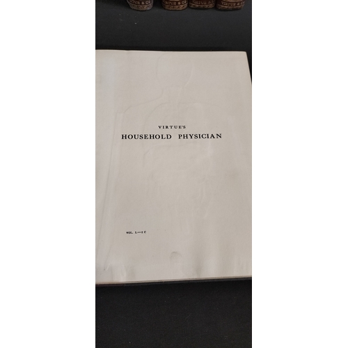 185 - Full set of five Virtue's Household Physician, Twentieth Century Medica 1-5