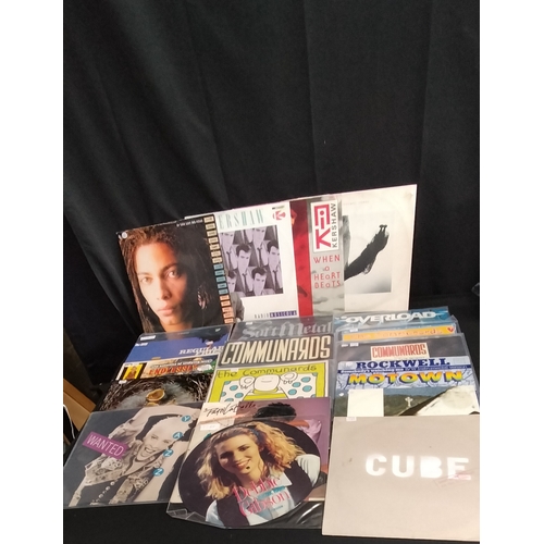 217 - Selection of various rock and pop vinyl albums