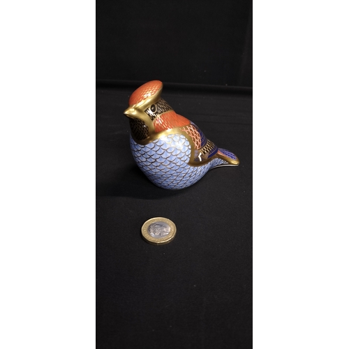 276 - Royal Crown Derby Imari Wax Wing with gold button