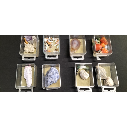 52 - Collection of fossils, semi precious and agate stones in drawers