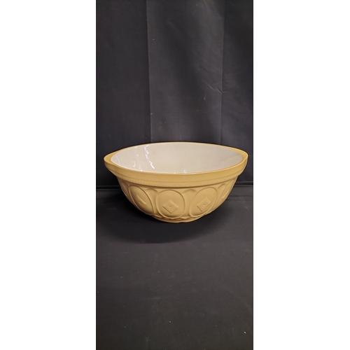 55 - Very large T.G Green mixing bowl. Measures 18 x 41.5 cm