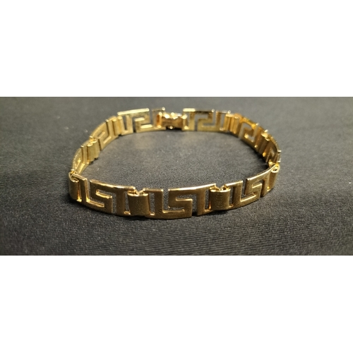 76 - Boxed Carlo Orsini gold plated bracelet