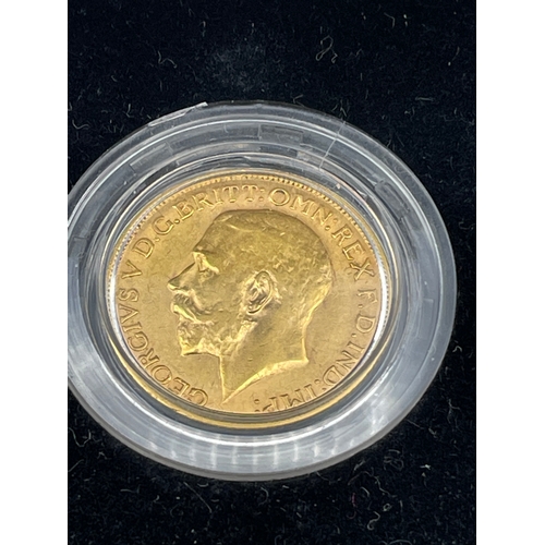 7 - 1918 George 6th 22Ct Gold Full Sovereign In Presentation Case