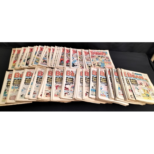 122 - Large quantity of vintage Beano and Danny comics