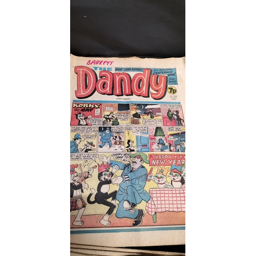 122 - Large quantity of vintage Beano and Danny comics