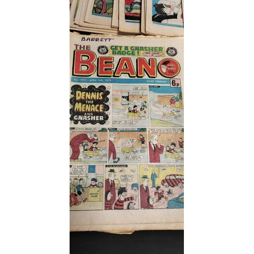 122 - Large quantity of vintage Beano and Danny comics