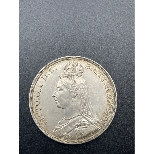 39 - 1890 Siver Victoria 1Crown