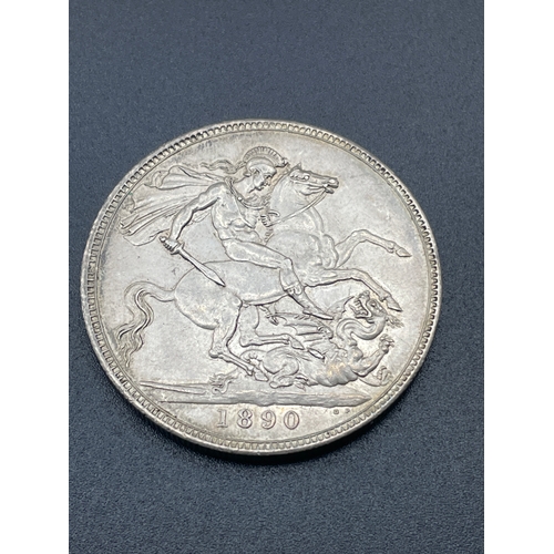 39 - 1890 Siver Victoria 1Crown