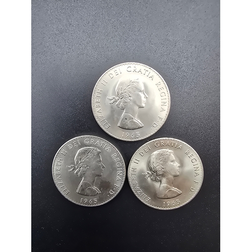 199 - Three Churhill 1965 coins