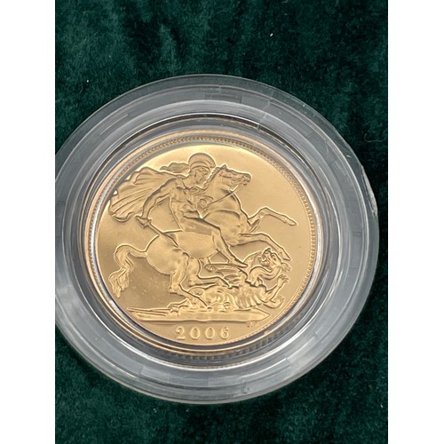 1 - 2006 United Kingdom Gold Proof Four-Coin Sovereign Collection with Certificate of Authenticity. Mint... 