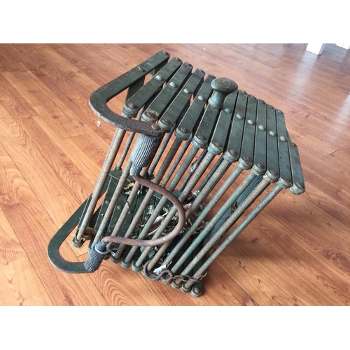 103 - RARE WW1 ORIGINAL BRITISH ARMY FOLD UP TRENCH LADDER DATED.