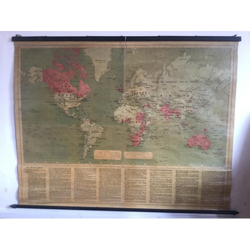 166 - RARE WW1/WW2 1920/30 EMPIRE MAP ATLAS FROM HIGHLANDS HOUSE CHELMSFORD THE SAS HEADQUARTERS