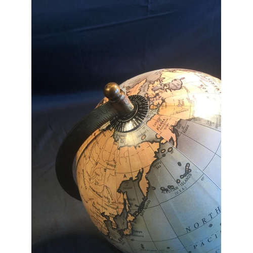 179 - A GLOBE ON A TURNED BASE