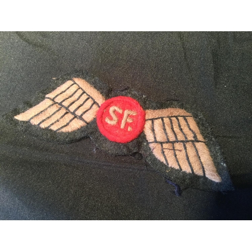 33 - SPECIAL AIR FORCES WW2 PATTERN JEDBURGH WINDPROOF SMOCK HUMP WINGS CLOTH PATCH