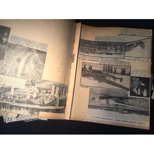 34 - ORIGINAL WW2 UNIQUE WARTIME HOMEFRONT SCRAP BOOK, BEAUTIFUL UNIQUE ITEM FROM THE WAR