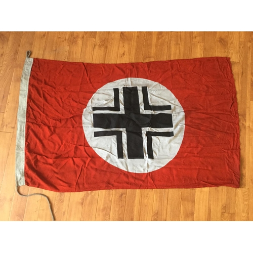 59 - VERY RARE WW2 1939 DATED AFRICA KORPS LUFTWAFFE RECOGNITION TANK LINEN FLAG VARIOUS MARKINGS AND DAT... 