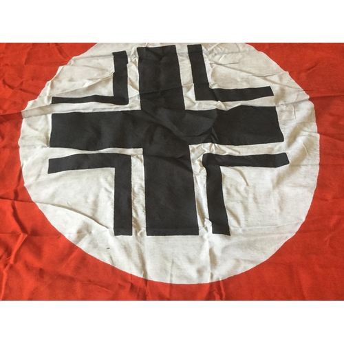 59 - VERY RARE WW2 1939 DATED AFRICA KORPS LUFTWAFFE RECOGNITION TANK LINEN FLAG VARIOUS MARKINGS AND DAT... 