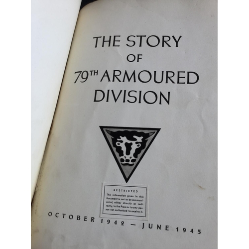 94 - RARE WW2 RESTRICTED STORY OF 79TH DIVISION BOOK FIRST EDITION