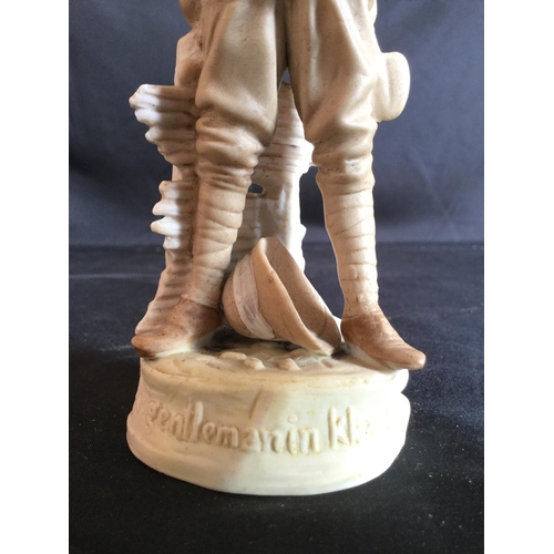 97 - RARE ORIGINAL BOER WAR CERAMICS GENTLEMAN IN KHAKI FIGURINE C1890