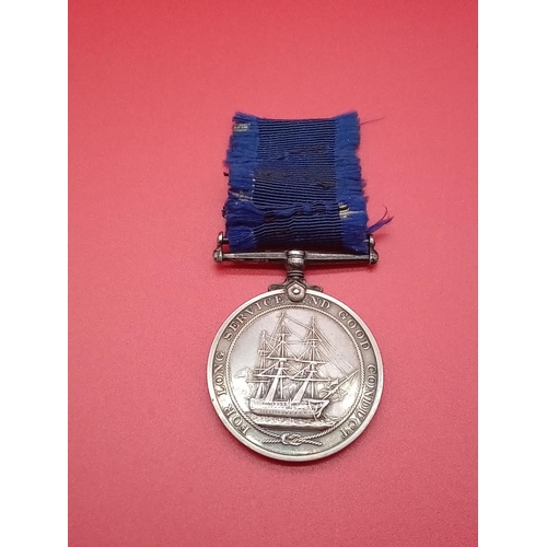 106 - George V Royal Marines Long Service Medal CH 24015 F J Carder MNE R.M