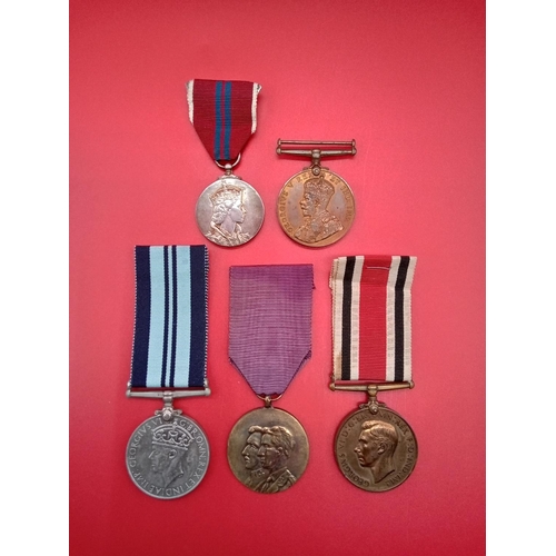 114 - 5 x Various medals