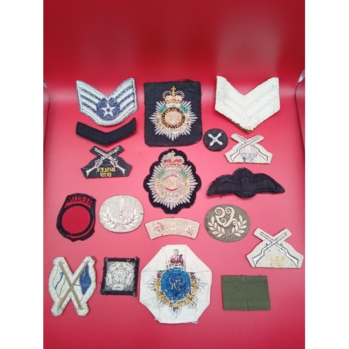 130 - Collection of military insignia patches