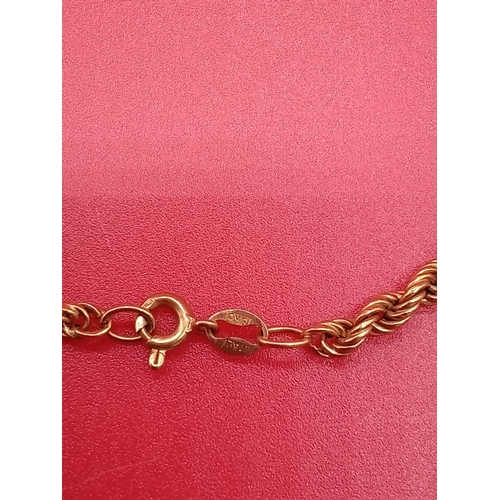 139 - 2 x 9ct gold hallmarked chains 6 grams