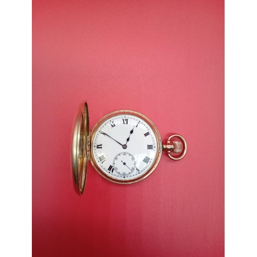 142 - 9ct Gold pocket watch