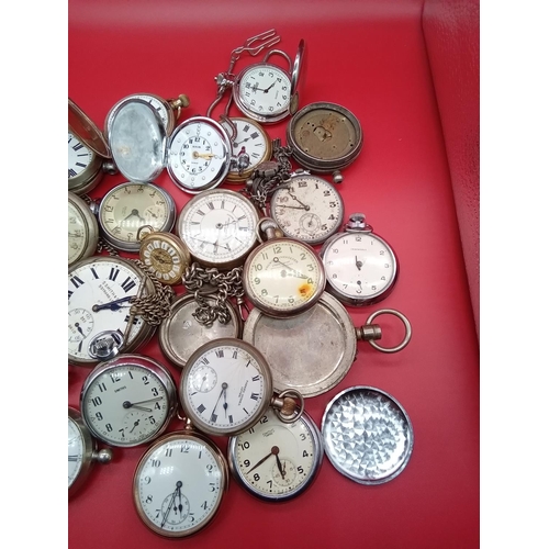 153 - Collection of mixed pocket watches for spares and repairs