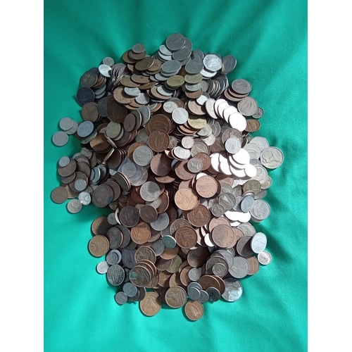 164 - Large quantity of Irish coins approx 10kg