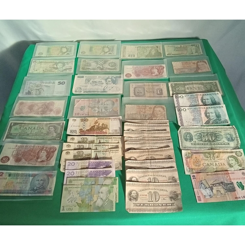 170 - Quantity of English and colonial bank notes