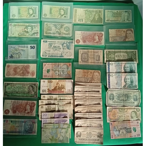 170 - Quantity of English and colonial bank notes