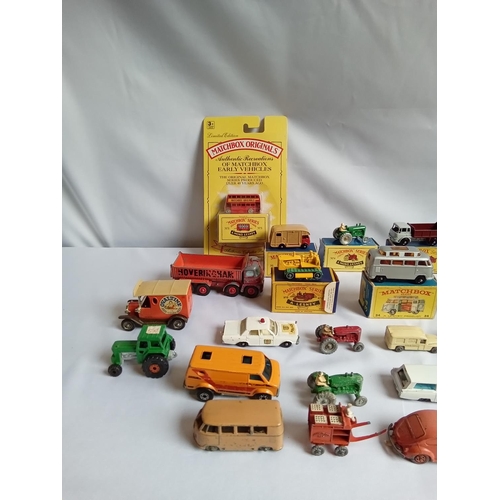 179 - Collection of vintage Lesney Matchbox die cast vehicles (10 boxed) 33 in total.