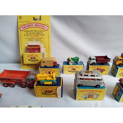 179 - Collection of vintage Lesney Matchbox die cast vehicles (10 boxed) 33 in total.