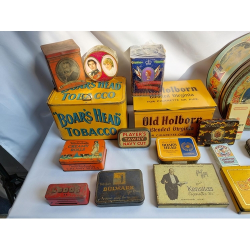 193 - Collection of vintage tins