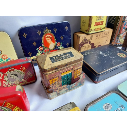 194 - Collection of vintage tins