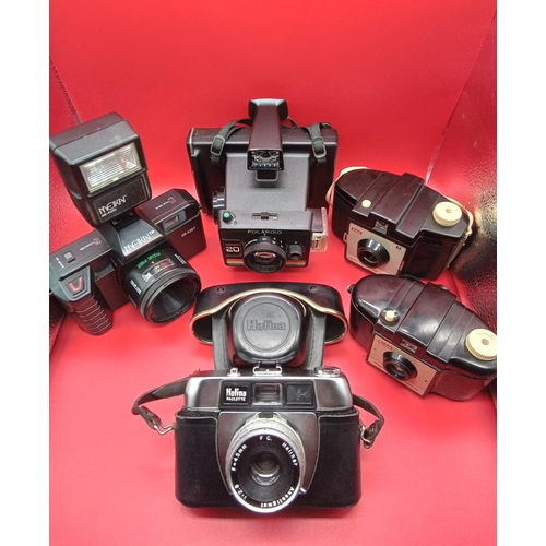 195 - Vintage cameras