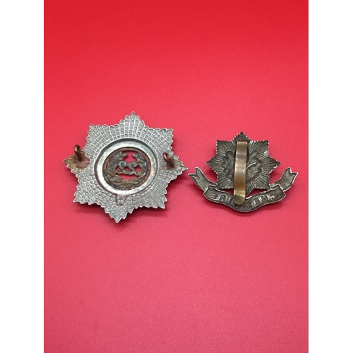 27 - 2 x Cheshire Regiment military badges