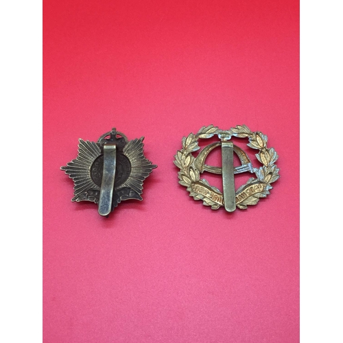 28 - 2 x Hampshire Regiment military badges